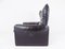 Black Leather Armchair by Vico Magistretti for Cassina 17