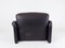 Black Leather Armchair by Vico Magistretti for Cassina 19