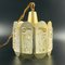 Mid-Century Glass & Brass Ceiling Lamp from Vitrika, Denmark, 1960s, Image 7