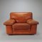 Bull Leather Lounge Chair by Roche Bobois, 1970s 3