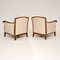 Antique Swedish Satin Birch Armchairs, Set of 2 6