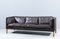 Braunes Leder 3-Sitzer Modell 2443 Sofa von Børge Mogensen für Fredericia Furniture 2