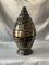 Large Gold and Brown Glazed Ceramic Vase by L. Brisdoux 2