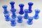 Blue Festivo Candleholders by Timo Sarpaneva for Iittala, Set of 11, Image 3