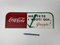 Emaillierte Leere Flaschen Hier Coca-Cola Schild, Italien, 1960er 3