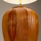 Large Yakisugi Style Pine Table Lamps, France, 1970s, Set of 2 14