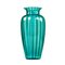 Murano Glas Vase mit Baluster Streifen Design von Veart Venezia, Italien 1
