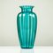 Murano Glas Vase mit Baluster Streifen Design von Veart Venezia, Italien 3