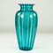 Murano Glas Vase mit Baluster Streifen Design von Veart Venezia, Italien 2