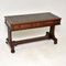 Antique William IV Leather Top Writing Table, Image 1
