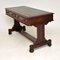 Antique William IV Leather Top Writing Table, Image 5
