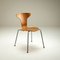 Munkegaard School Desk and Mosquito Chair by Arne Jacobsen for Fritz Hansen, Denmark, 1950s, Set of 2, Image 11