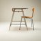 Munkegaard School Desk and Mosquito Chair by Arne Jacobsen for Fritz Hansen, Denmark, 1950s, Set of 2 3