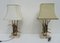 Hollywood Regency Style Brass Duck Table Lamps from Lancia, 1970s, Set of 2 5