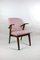 Vintage Tweed Pink Easy Chair by Mieczyslaw Puchala, 1970s, Image 11