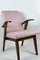 Fauteuil Vintage en Tweed Rose par Mieczyslaw Puchala, 1970s 2