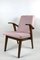 Vintage Tweed Pink Easy Chair by Mieczyslaw Puchala, 1970s 6