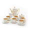 Porcelain Millennium Series Coffee Set from Wałbrzych, 1960s, Set of 15 2