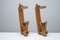 Guillerme Chambron Oak Sconces for Your House Circa 1960 by Guillerme Et Chambron, Set of 2 4