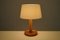 Wooden Table Lamp by Roger Nathan, 1970s, Image 2