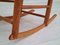 Danish Rocking Chair in Oak & Natural Fiber, 1960s 17