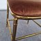 Italian Golden Brass Chair, 1960s, Image 9