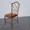 Italian Golden Brass Chair, 1960s, Image 2