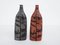 Artistic Ceramic Bottles by Alessio Tasca for Antoniazzi, Italy, 1950s, Set of 2 3