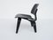Black Molded Plywood Low LCW Chair by Charles & Ray Eames for Herman Miller, 1945 4