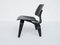 Black Molded Plywood Low LCW Chair by Charles & Ray Eames for Herman Miller, 1945, Image 4