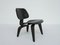 Black Molded Plywood Low LCW Chair by Charles & Ray Eames for Herman Miller, 1945, Image 2