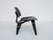 Black Molded Plywood Low LCW Chair by Charles & Ray Eames for Herman Miller, 1945, Image 1