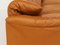 Maralunga 3-Seat Sofa in Cognac Leather by Vico Magistretti for Cassina 5