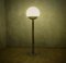 Lámpara de pie italiana de vidrio y cromo de Pia Guidetti Crippa para Luci, años 70, Imagen 2