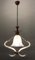 Lámpara colgante italiana Art Déco de cristal de Murano, Imagen 2