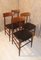 Skai and Rosewood Chairs, 1950s, Set of 4, Image 6