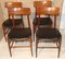 Skai and Rosewood Chairs, 1950s, Set of 4 1