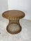 Rattan and Wood Side Table, 1960s 2