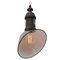 Lámpara colgante francesa industrial vintage asimétrica de esmalte negro y hierro fundido, Imagen 3