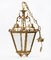Brass & Glass Pendant Lantern 1