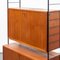 Shelving System with Showcase in Cherry Wood, 1960s 9