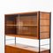 Shelving System with Showcase in Cherry Wood, 1960s 7