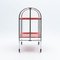 Foldable Dinette Serving Trolley in Red, 1960s 11