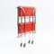 Foldable Dinette Serving Trolley in Red, 1960s 12