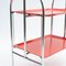 Foldable Dinette Serving Trolley in Red, 1960s 5