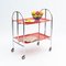 Foldable Dinette Serving Trolley in Red, 1960s 2