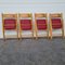 Foldable Chairs, 1970s, Set of 4 6