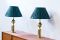 Swedish Brass & Silk Table Lamps from Aneta, 1960s, Set of 2 3