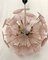 Pink Murano Glass Flower Sputnik Chandelier, Image 4