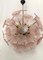 Pink Murano Glass Flower Sputnik Chandelier 5
